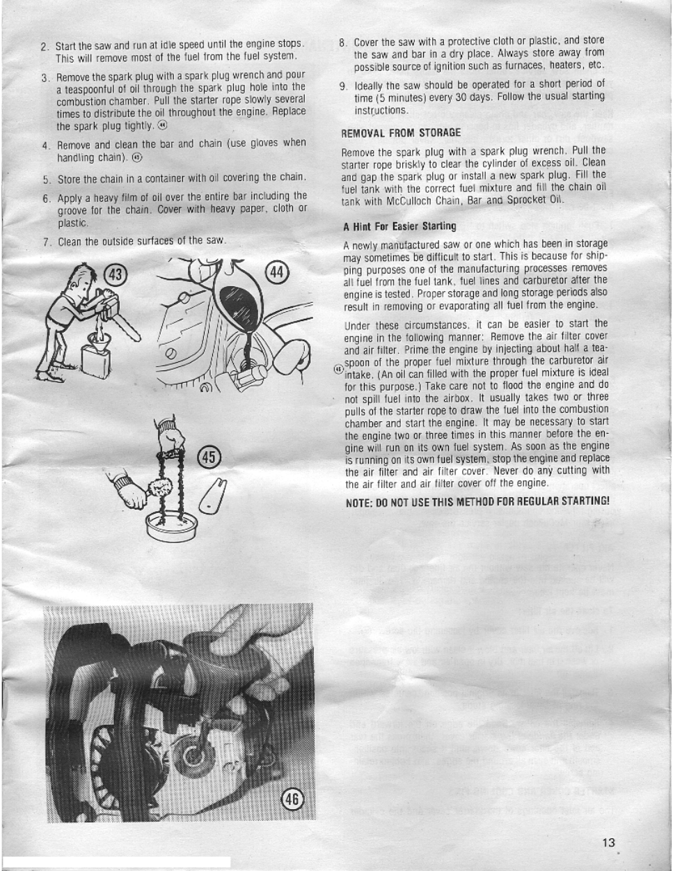 Mcculloch Mac 110 Repair Manual